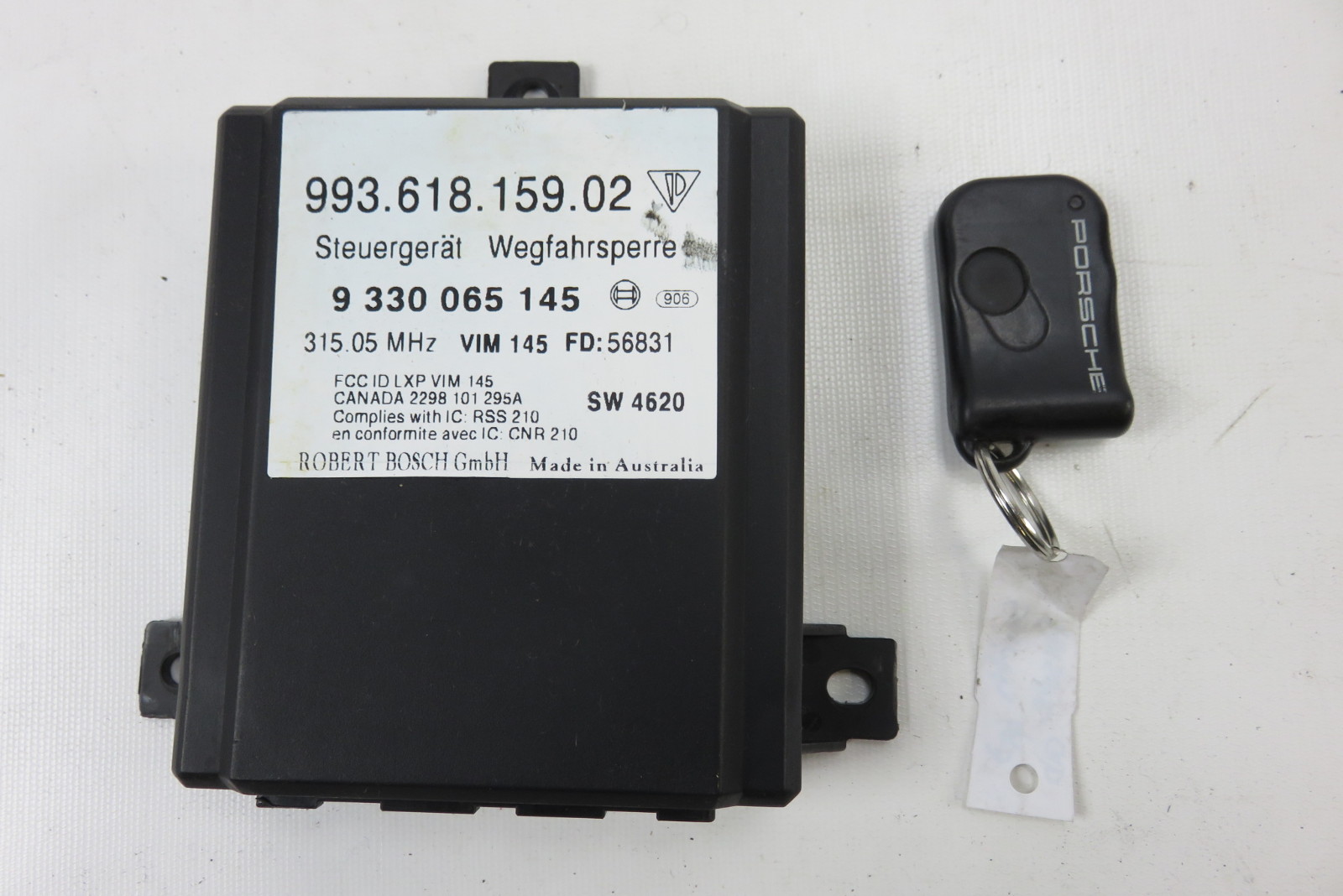 96 Porsche 911 993 immobilizer keyless entry computer ...