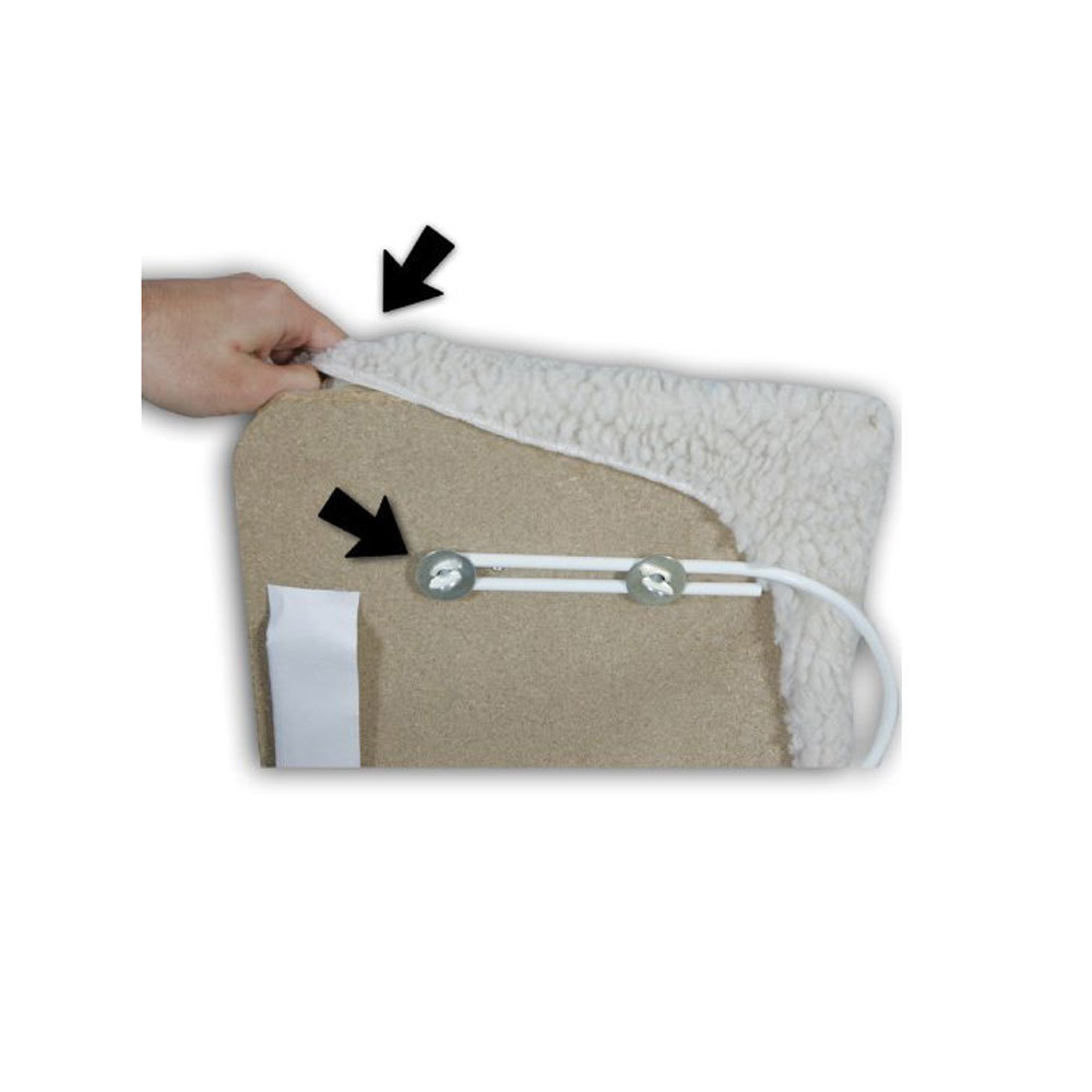 Cat Window Perch with Sherpa Soft Fabric Cover eBay