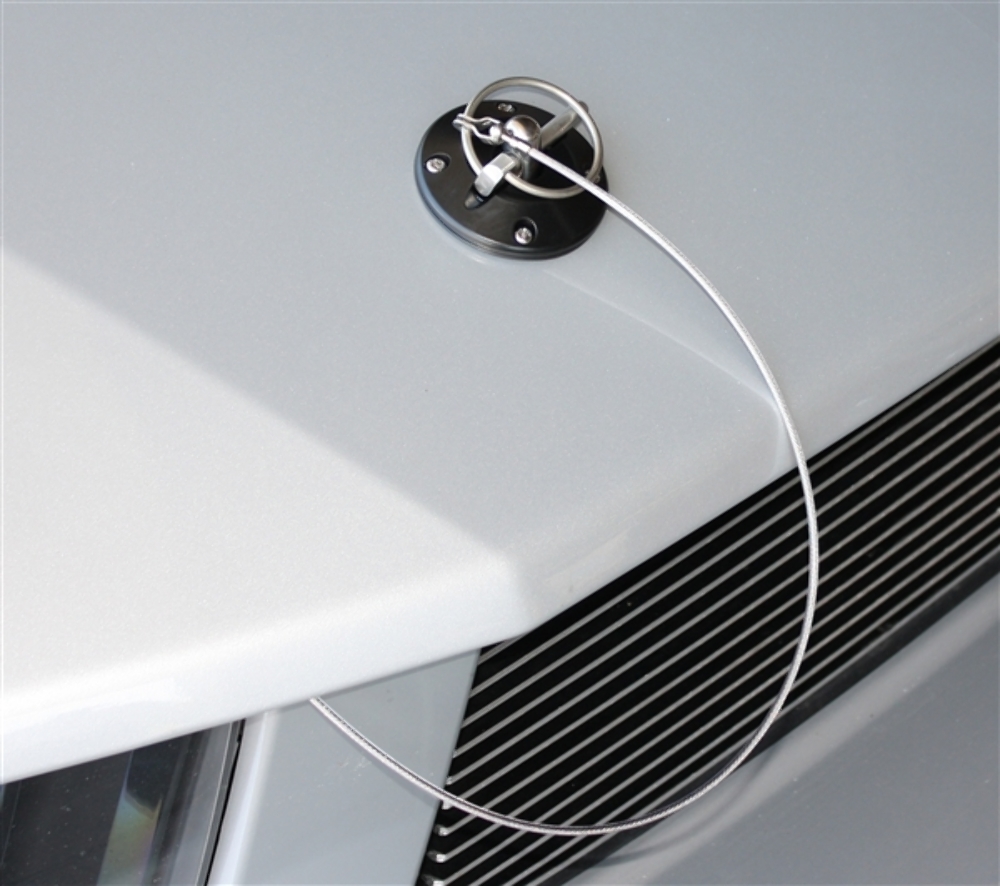 Pirate Mfg MU0048SB 20052009 Ford Mustang Billet Hood Pin Kit Black eBay