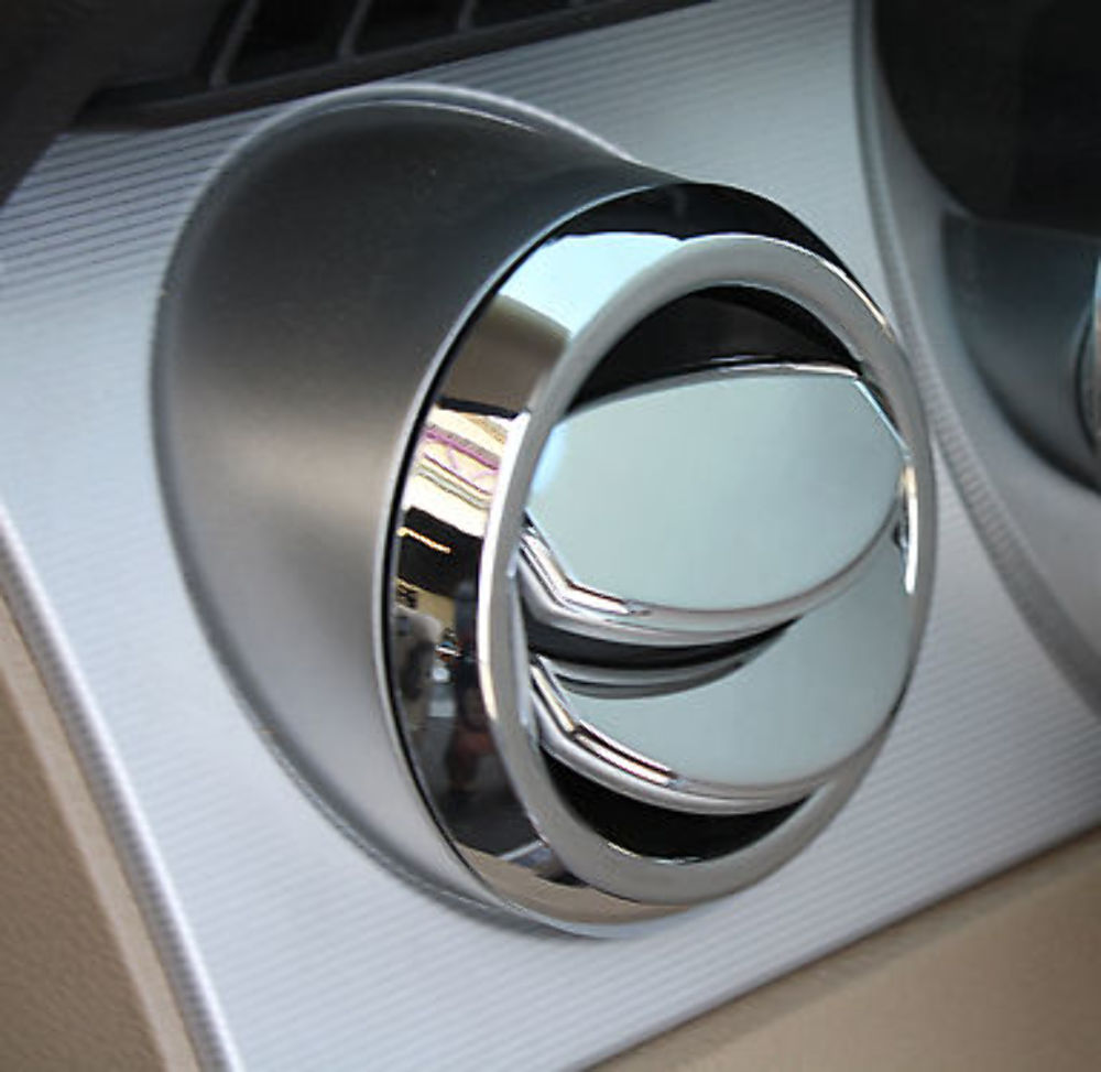 MU0055SC 200509 Mustang Chrome Billet A/C Vent Louver Covers, 4 pc Set