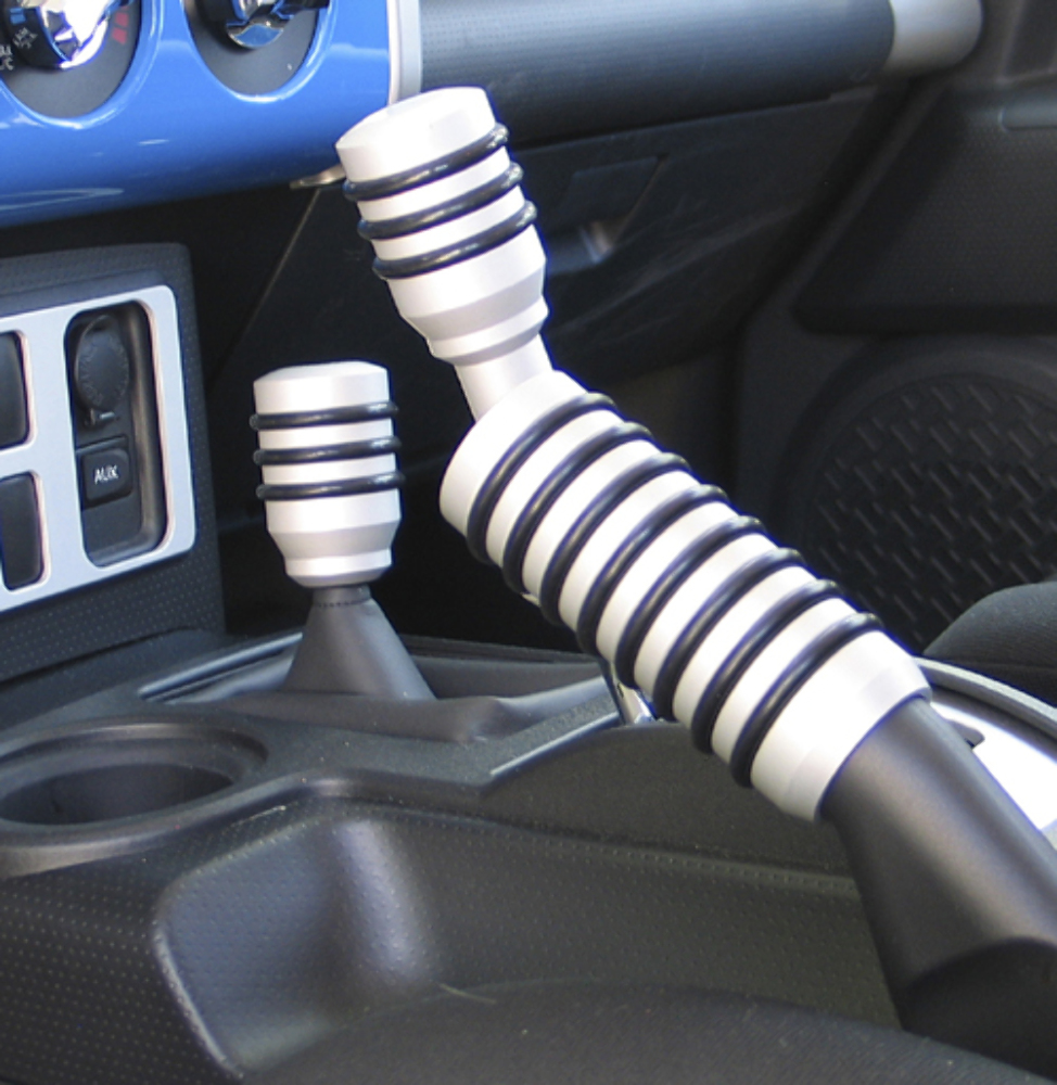 Pirate FJ0000SAKIT 0714 Toyota FJ Cruiser Silver Billet Shift Knob