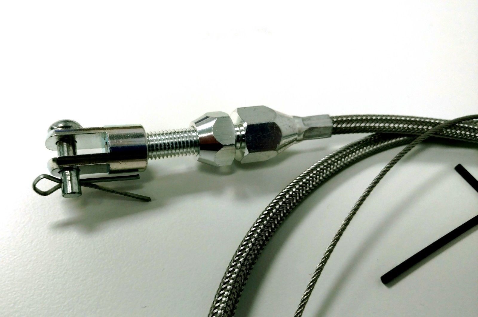 Hot Rod Chrome Steel Spoon Throttle Pedal Kit W/ Braided Cable, Return Spring eBay