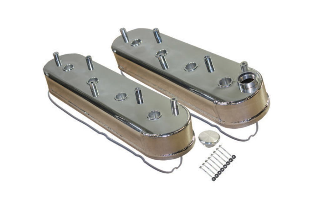 Chevy LS1 LS3 LS6 V8 Fabricated Aluminum Valve Covers With Coil Mounts