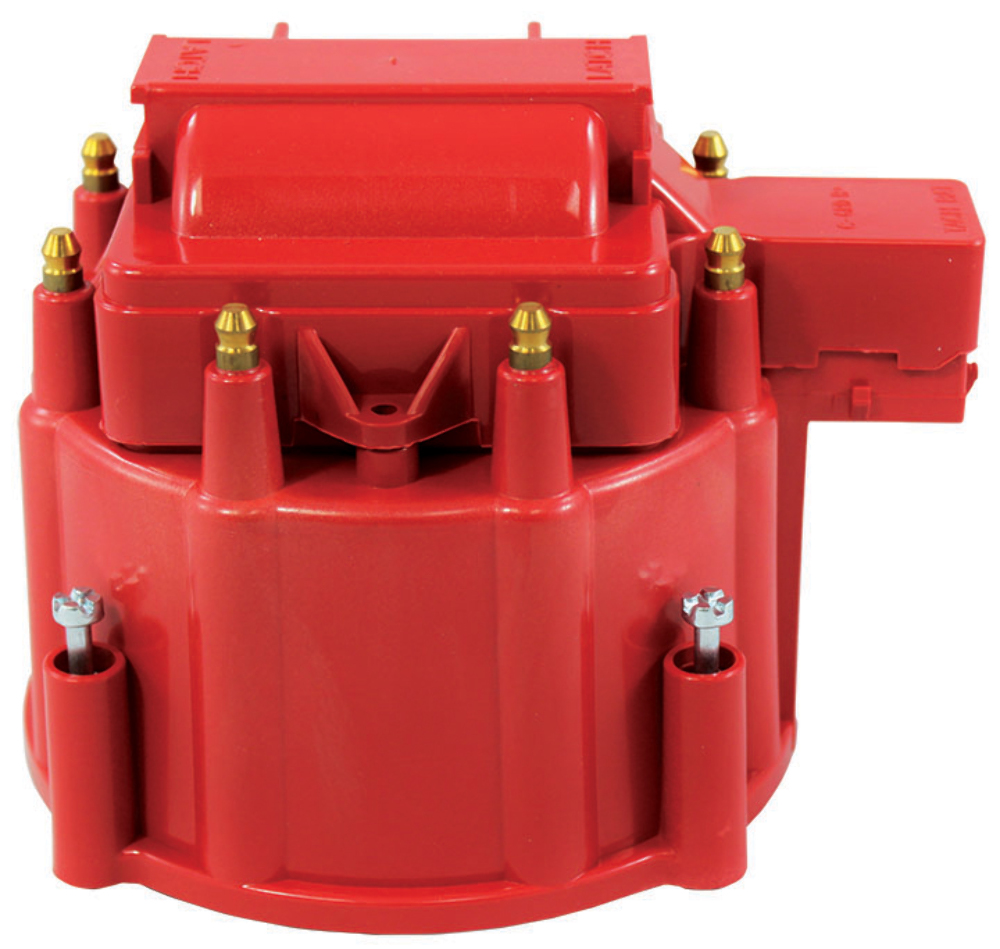 Red HEI Performance Distributor Cap & Rotor V8 SBC BBC Chevy Pontiac