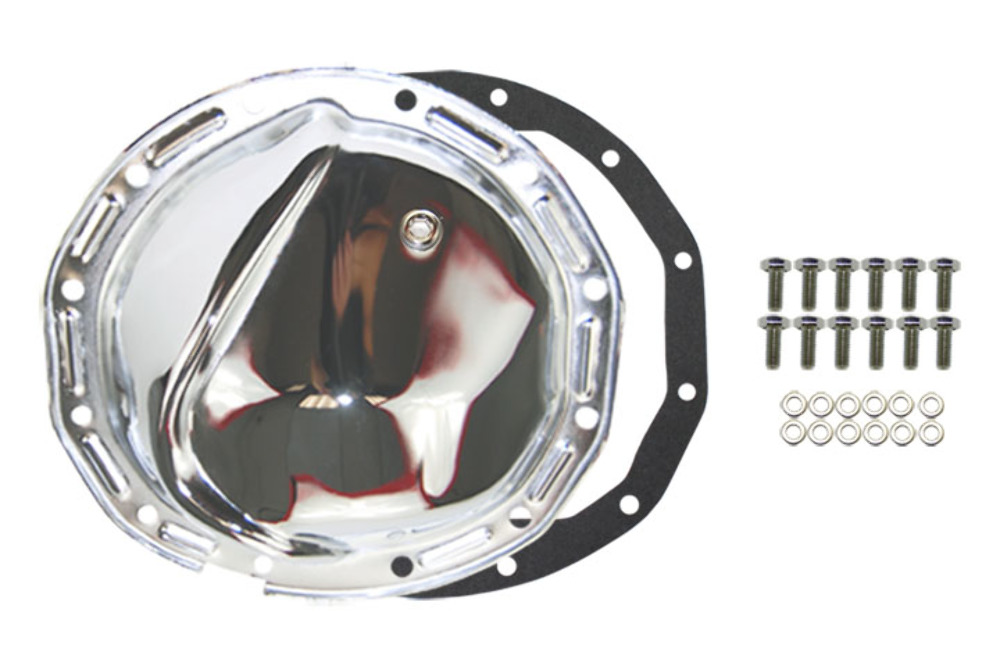 Chrome Steel Chevy GM 12 Bolt Diff Differential Cover Pirate Mfg