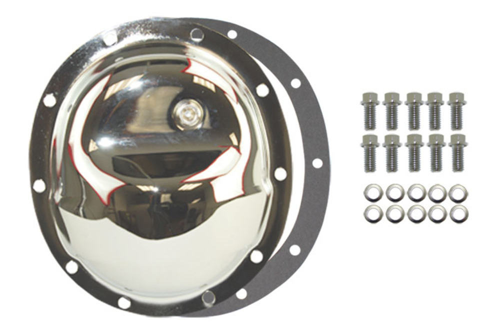 Chrome Steel Dana 35 10Bolt Diff Differential Cover Jeep YJ Midsize