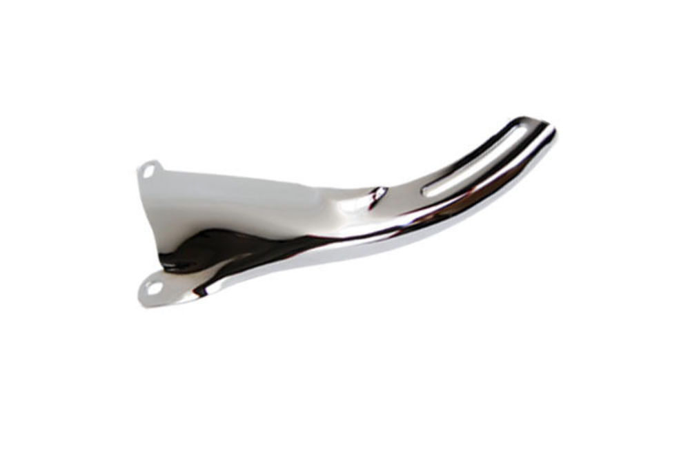 196568 SB Chevy 283350 Chrome Steel SWP Drivers side Top Alternator