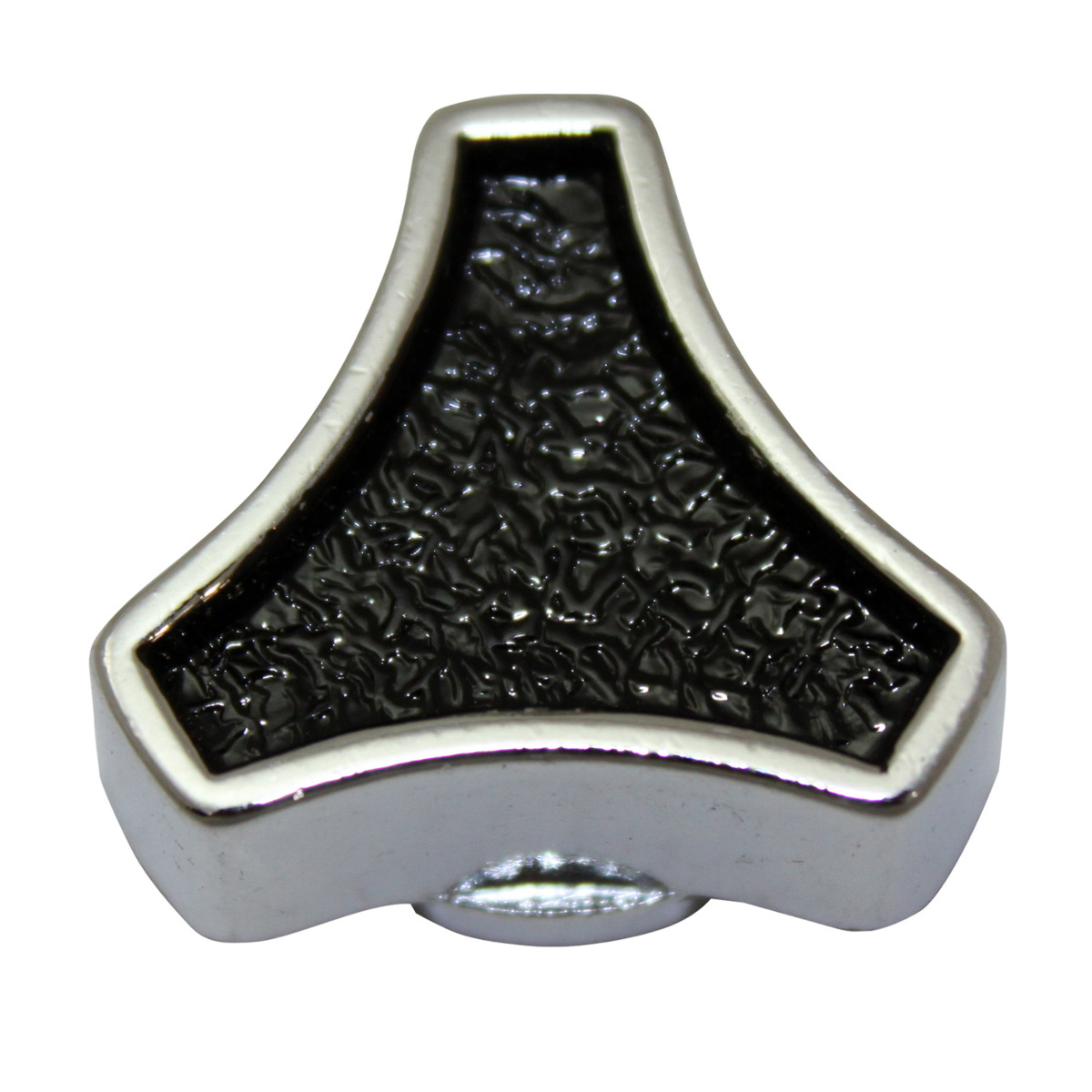 Black & Chrome Small Spinner Air Cleaner Wing Nut 1/4"20 Universal