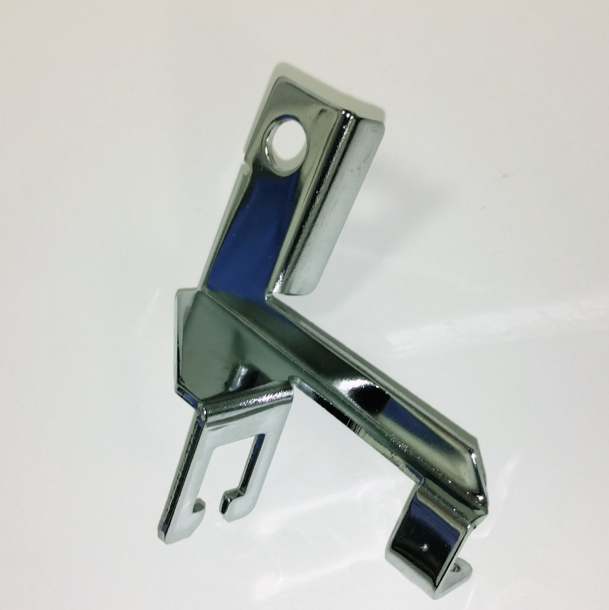 Chrome Carb Mounted Throttle Cable Linkage Bracket GM Manual