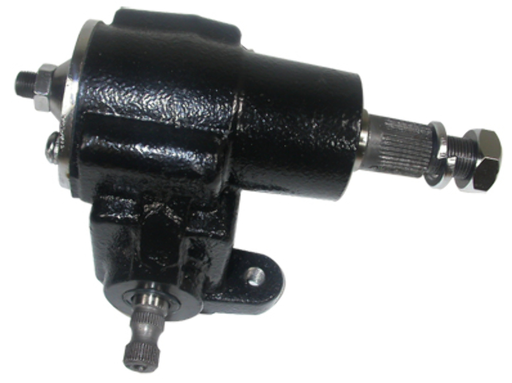 Black GM Universal Saginaw Vega 22 to 1 Manual Power Steering Gearbox