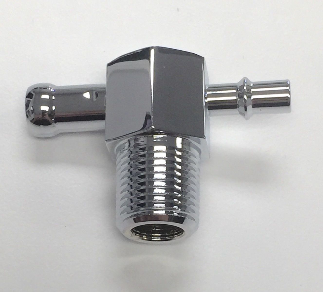 ICT Billet Radiator Hose Barb Coupler With 1/8 NPT Port 1-1/4 Steam