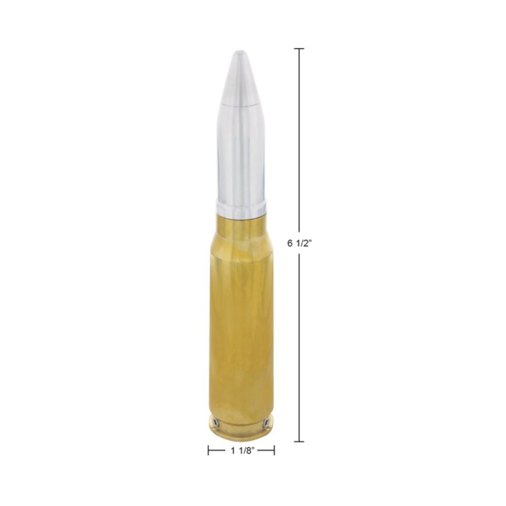 50 Caliber Bullet Universal Shift Knob For Car Truck Hotrod Gear Manual