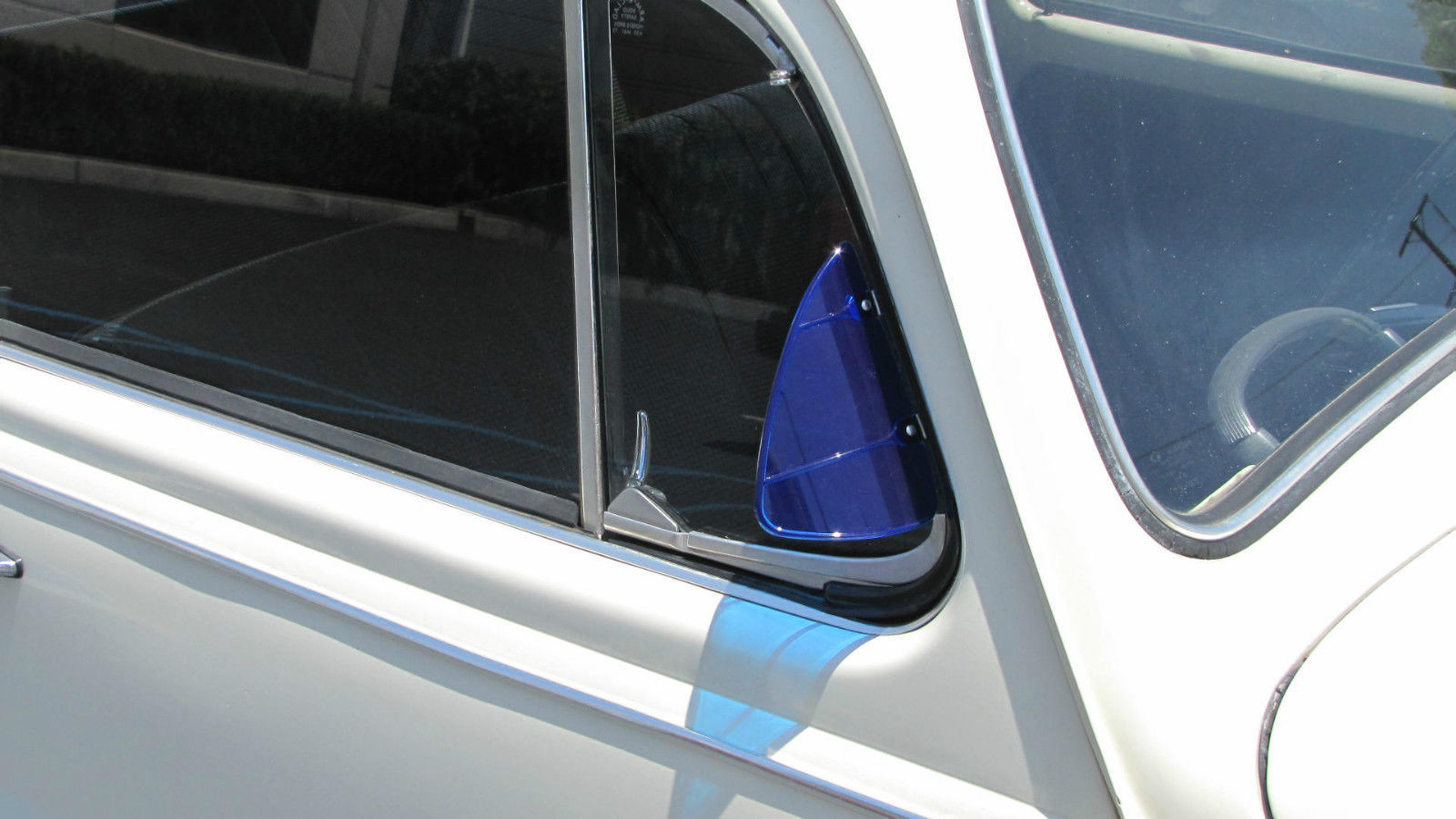 Polished Stainless Steel Vent Wing Window Air Deflector Breeze Breezies