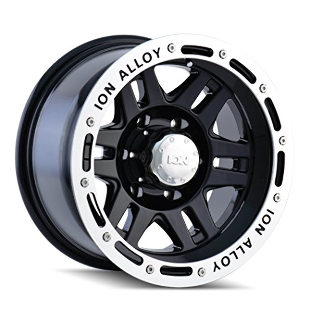 Ion Alloy 133 Black Beadlock Wheel (15x8"/5x139.7mm)