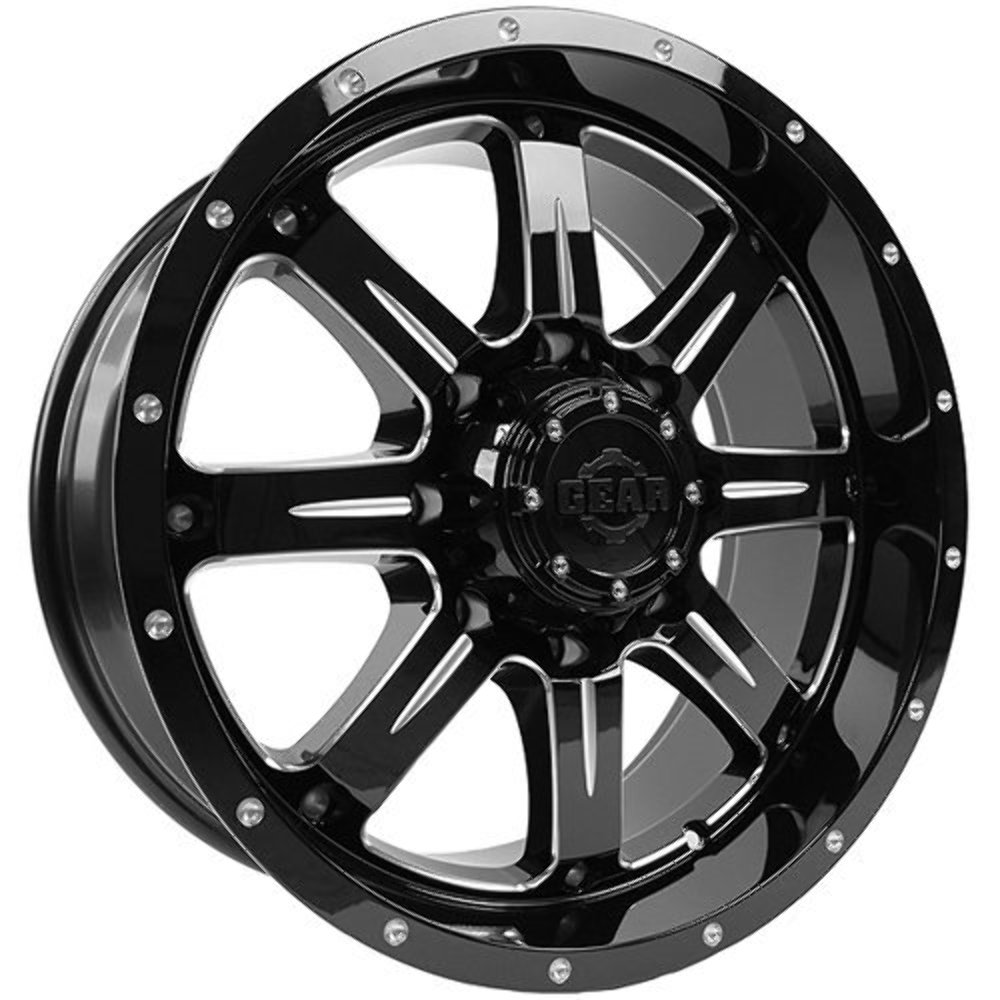 Gear Alloy 726BM BIG BLOCK Wheel with Milled Finish (20x9"/6x5.5