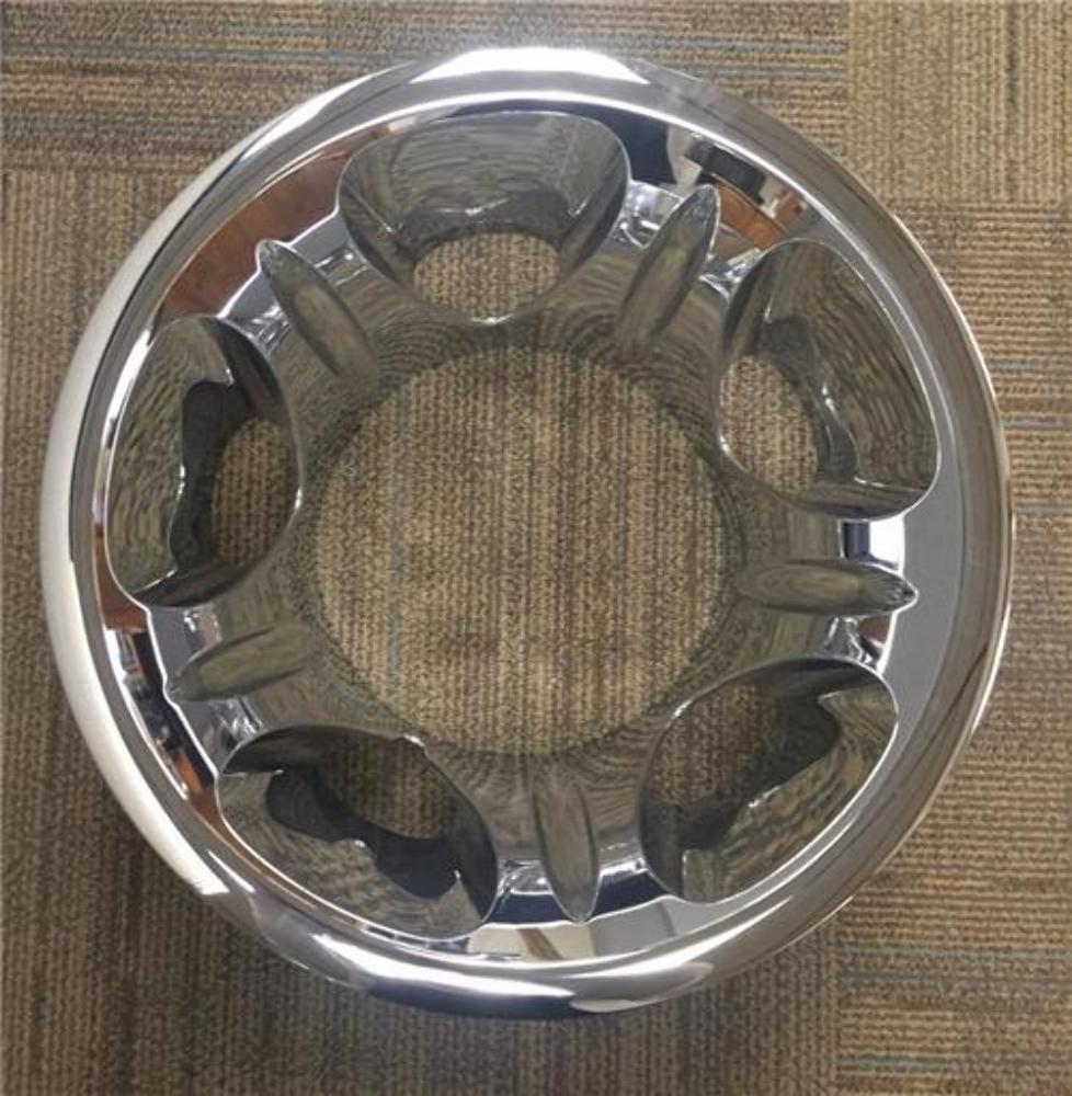 4 Chrome 11-20 Silverado Sierra 3500 17 Dually Wheel Simulators Dual Rim Liners
