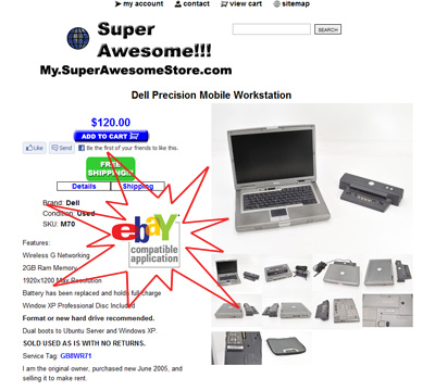eBay Compatible Website