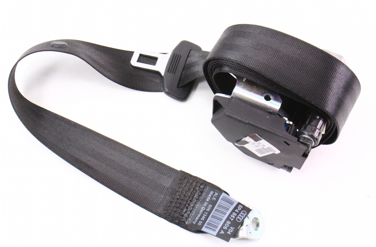 Rear Seat Belt Seatbelt 06-13 Audi A3 Black Genuine - 8P4 857 805 A ...