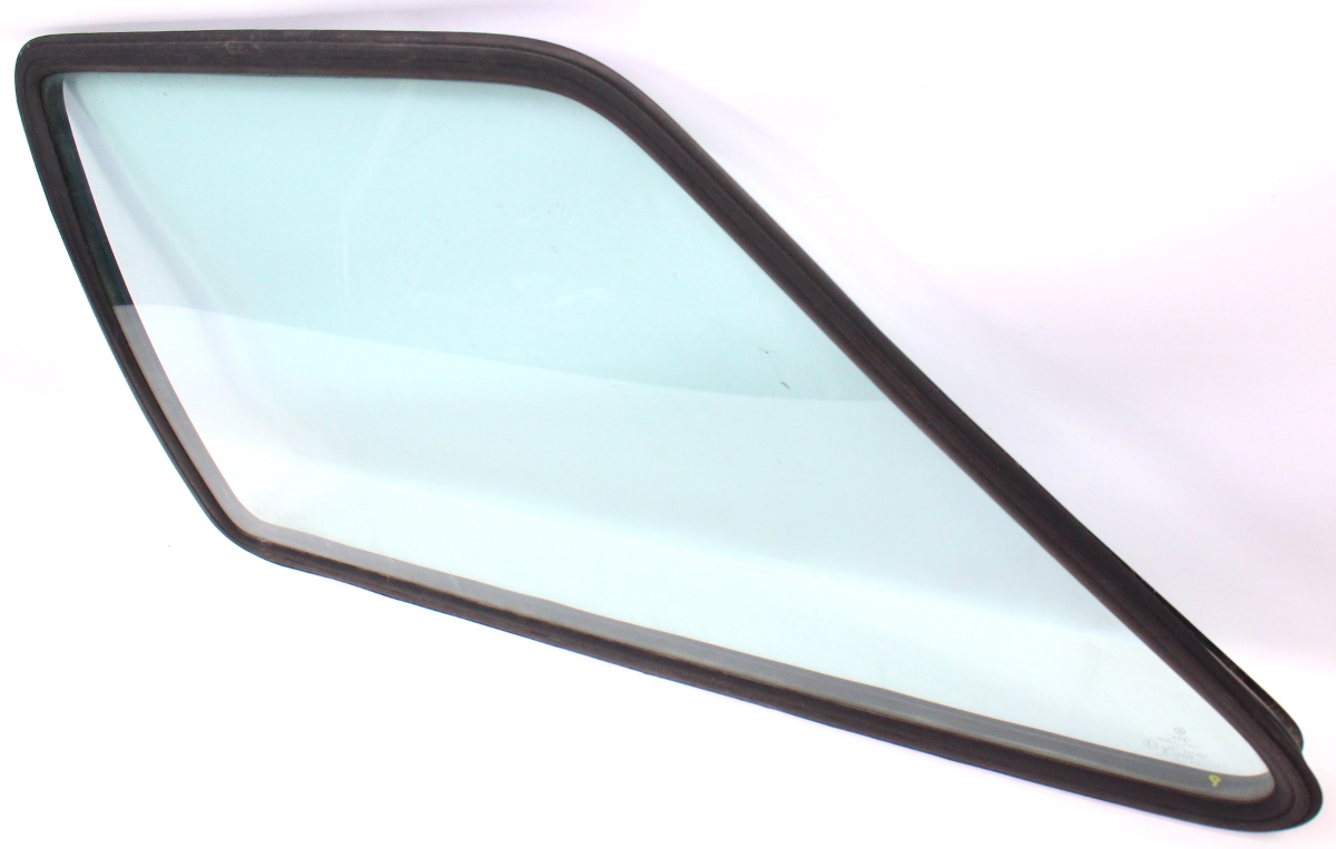 LH Rear Side Window Quarter Glass & Seal 8592 VW Jetta MK2 Coupe 2