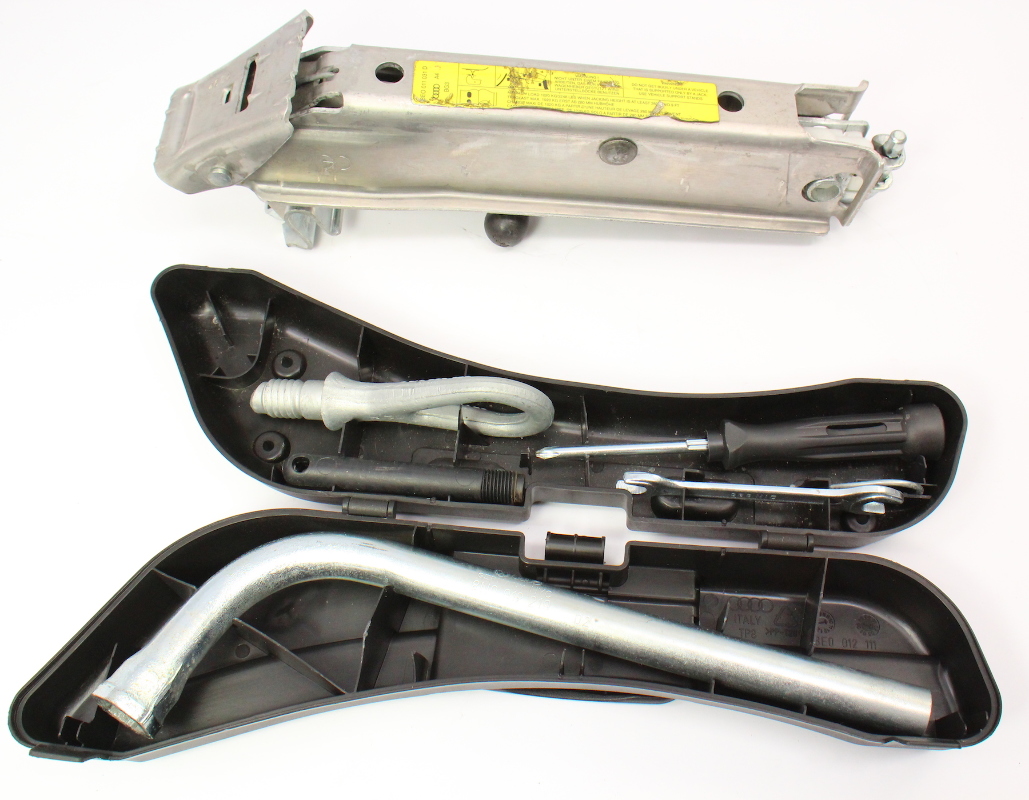 Trunk Spare Tire Tool Kit & Jack 0208 Audi A4 S4 RS4 B6 B7 8E0 011