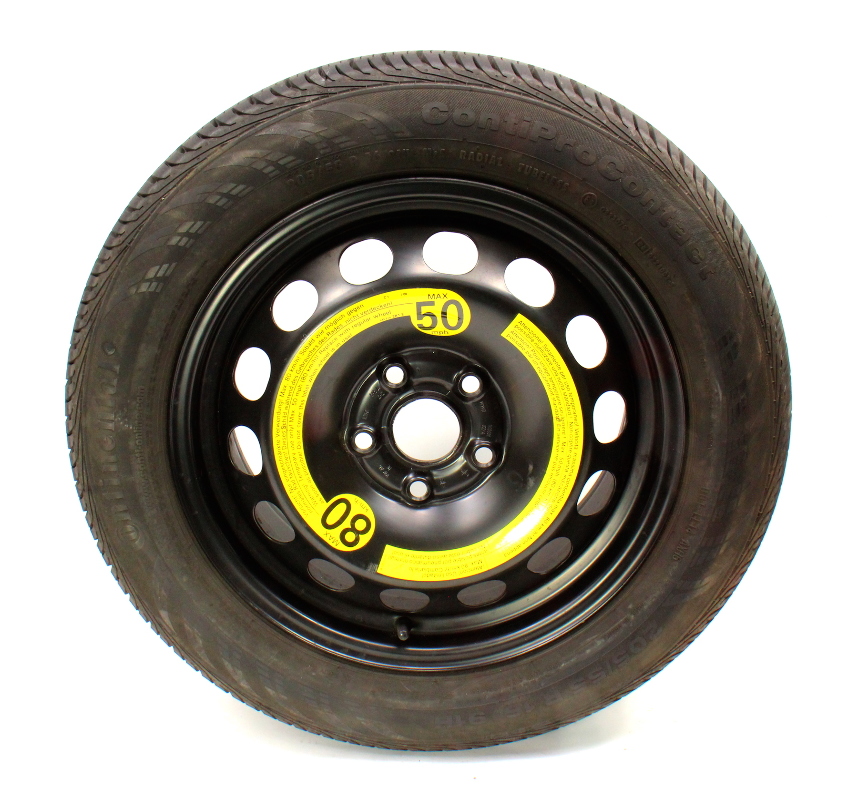 16" Full Size Spare Steel Wheel Rim & Tire 05-10 VW Jetta GTI Rabbit