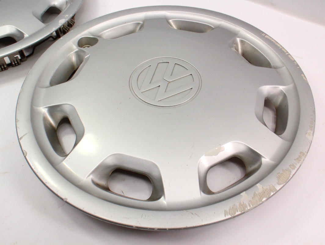 Genuine Hub Cap Wheel Cover Pair 14" 9399 VW Jetta Golf MK3 1HM 601