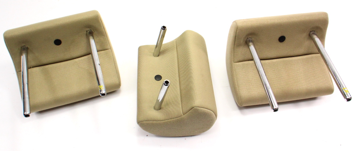Rear Seat Head Rest Headrest Set 0613 Audi A3 8P Beige Cloth CarParts4Sale, Inc.