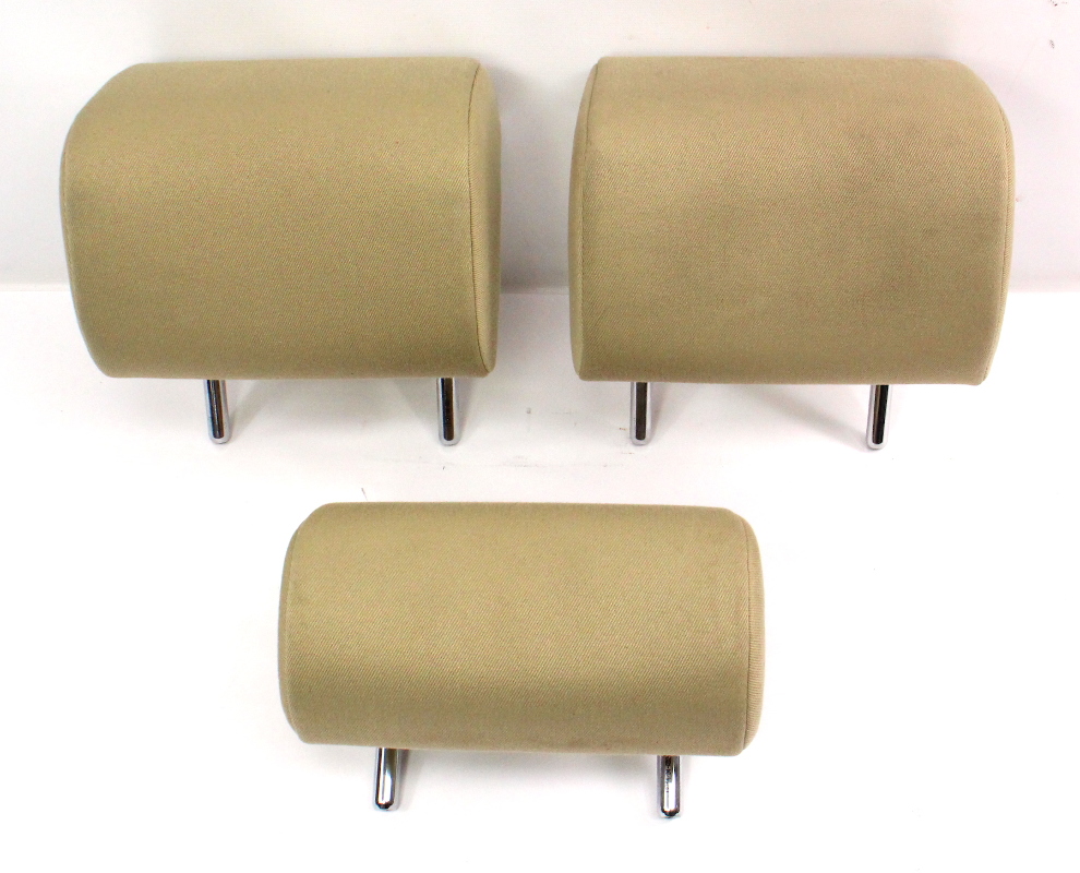 Rear Seat Head Rest Headrest Set 0613 Audi A3 8P Beige Cloth