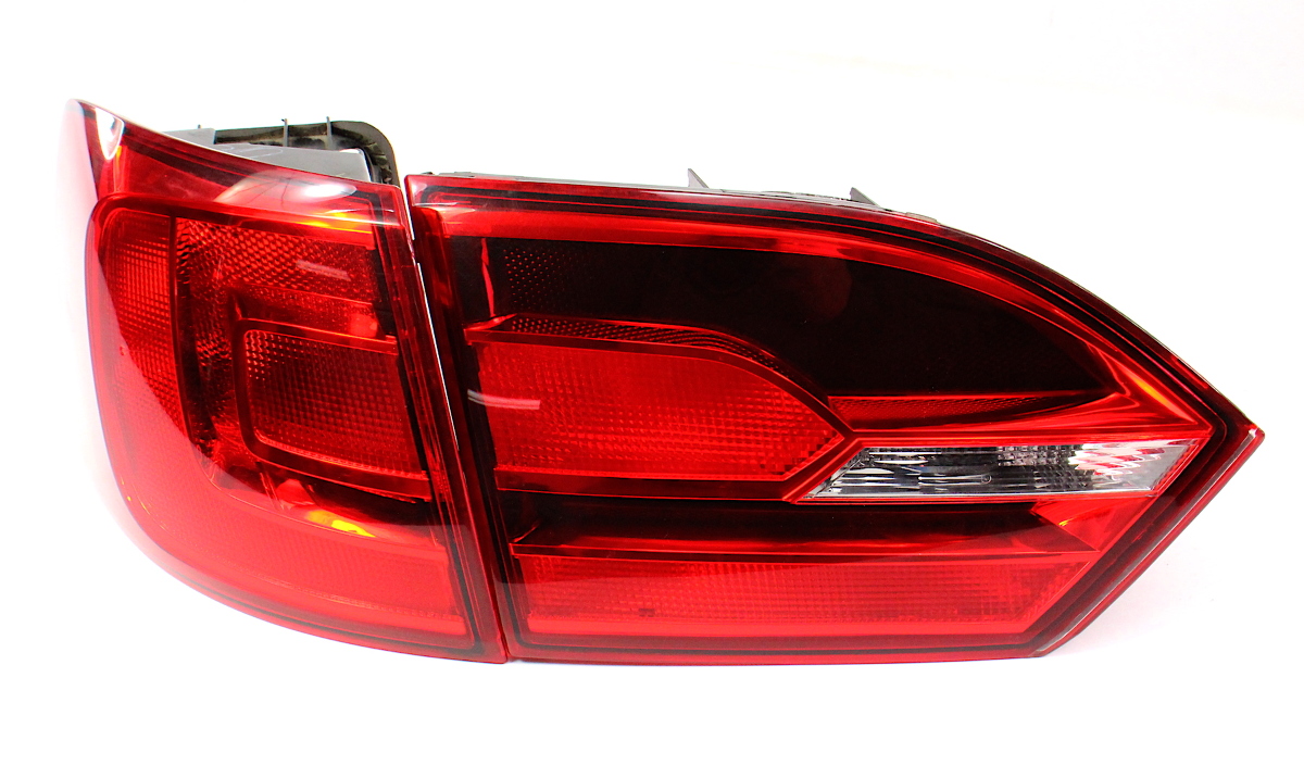 LH Smoked Tail Light Lamp 1114 VW Jetta GLI Mk6 Sedan Genuine 5C6
