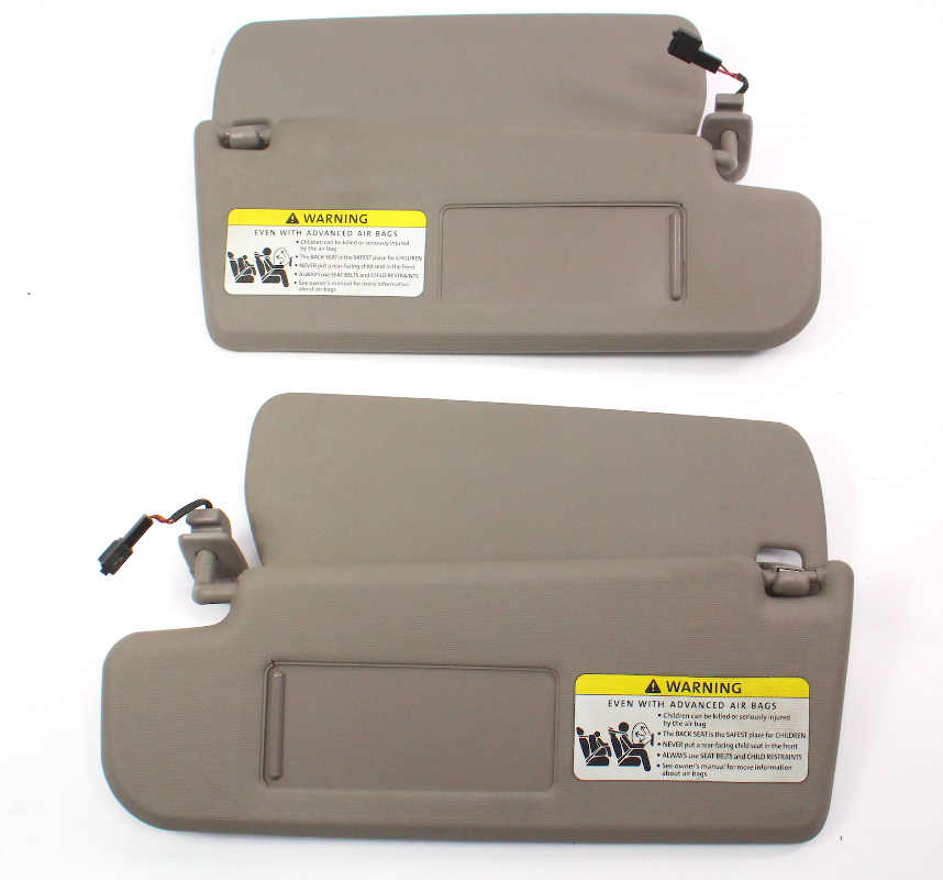 Sun Visor Sunvisor Set 0610 VW Passat B6 Latte Genuine 3C0 857
