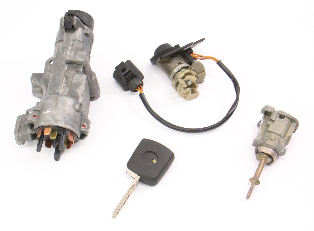 Lock Set Key Ignition Housing Door Handle 01 05 Vw Passat