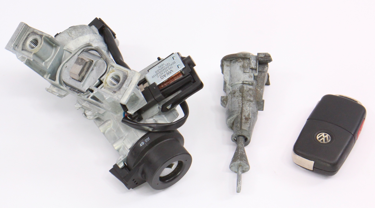 Lock Set Ignition Cylinder Door & Key VW Jetta Rabbit GTI MK5 1K0 905
