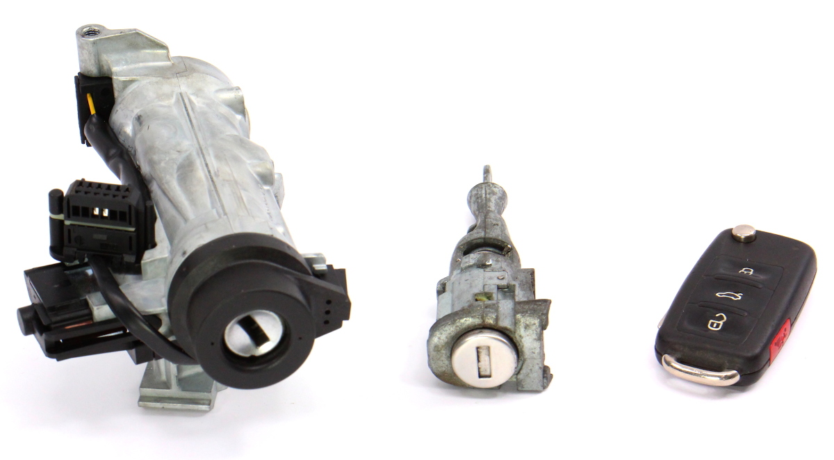 Lock Set Ignition Cylinder Door & Key VW Jetta Rabbit GTI MK5 1K0 905
