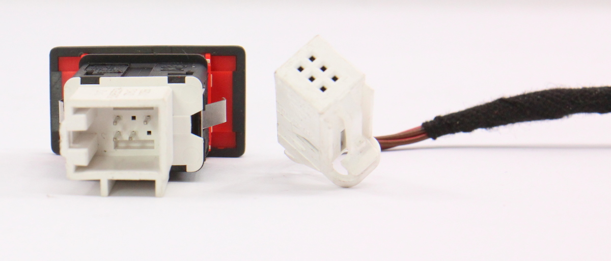 Hazard Flashers Switch Control Button 1114 VW Jetta MK6 Genuine 5C6 953 509 A CarParts4Sale