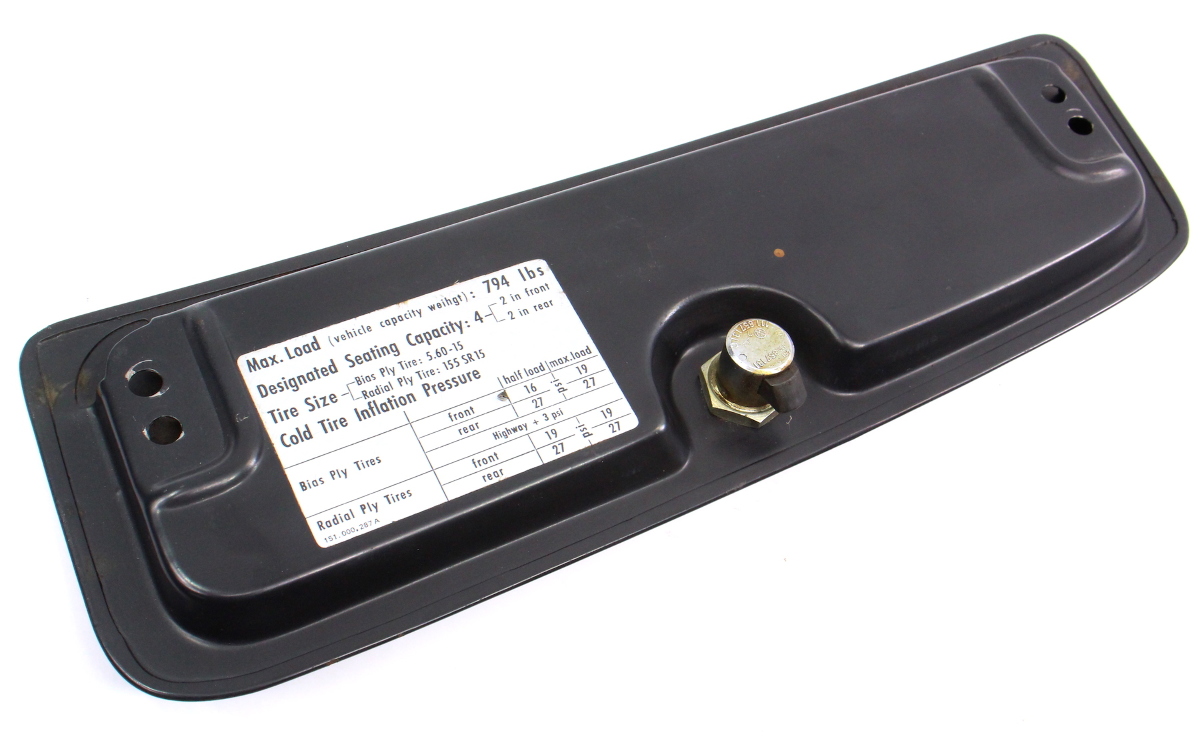 Glove Box Compartment Door & Lock 1971 VW Super Beetle Convertible Bug