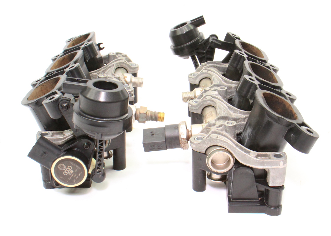 Lower Intake Manifolds 0509 Audi A4 A6 BKH 3.2 V6 Genuine 06E 133