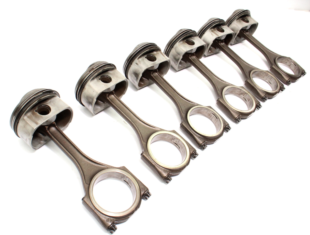PIston & Connecting Rod Set 0511 Audi A4 A6 BKH 3.2 V6 Genuine