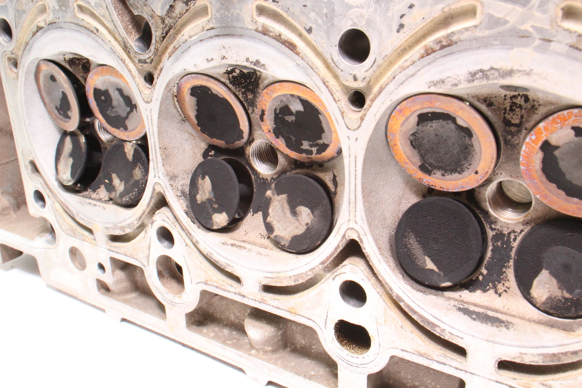 LH Cylinder Head Core Bent Valves 0506 Audi A4 A6 BKH 3.2 V6 06E