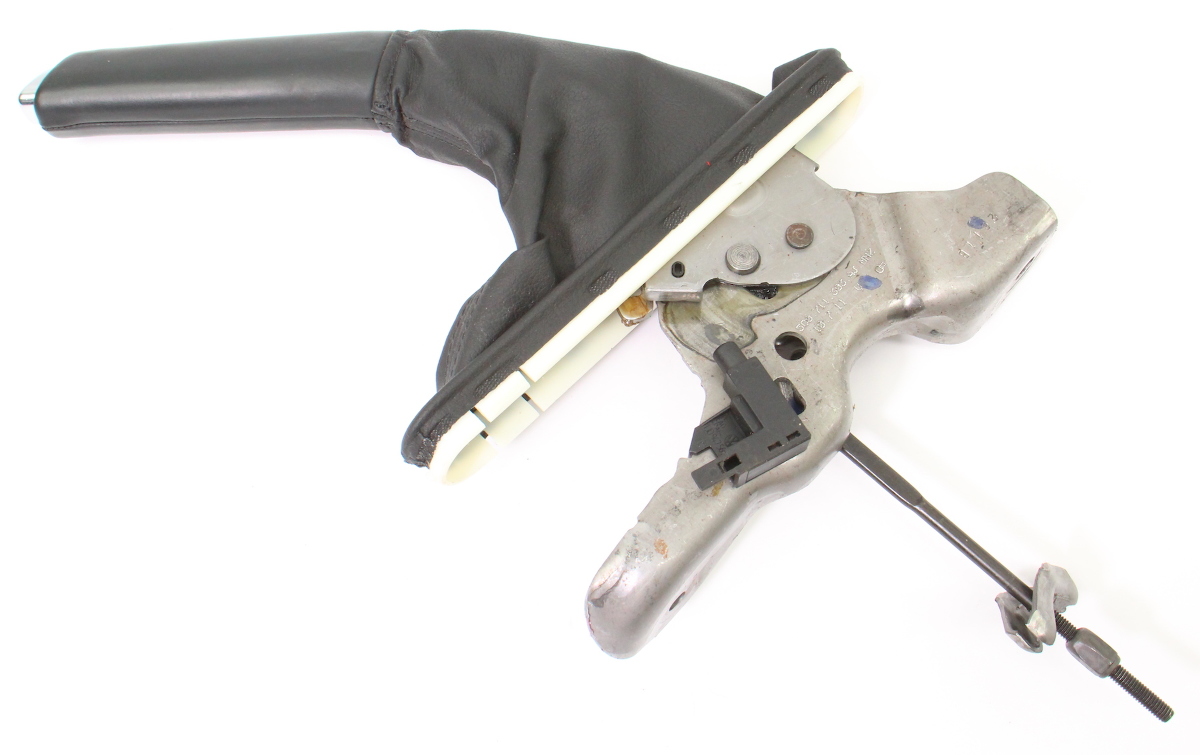 Leather Ebrake Parking E Brake Handle 1118 VW Jetta MK6 Sedan 5C0