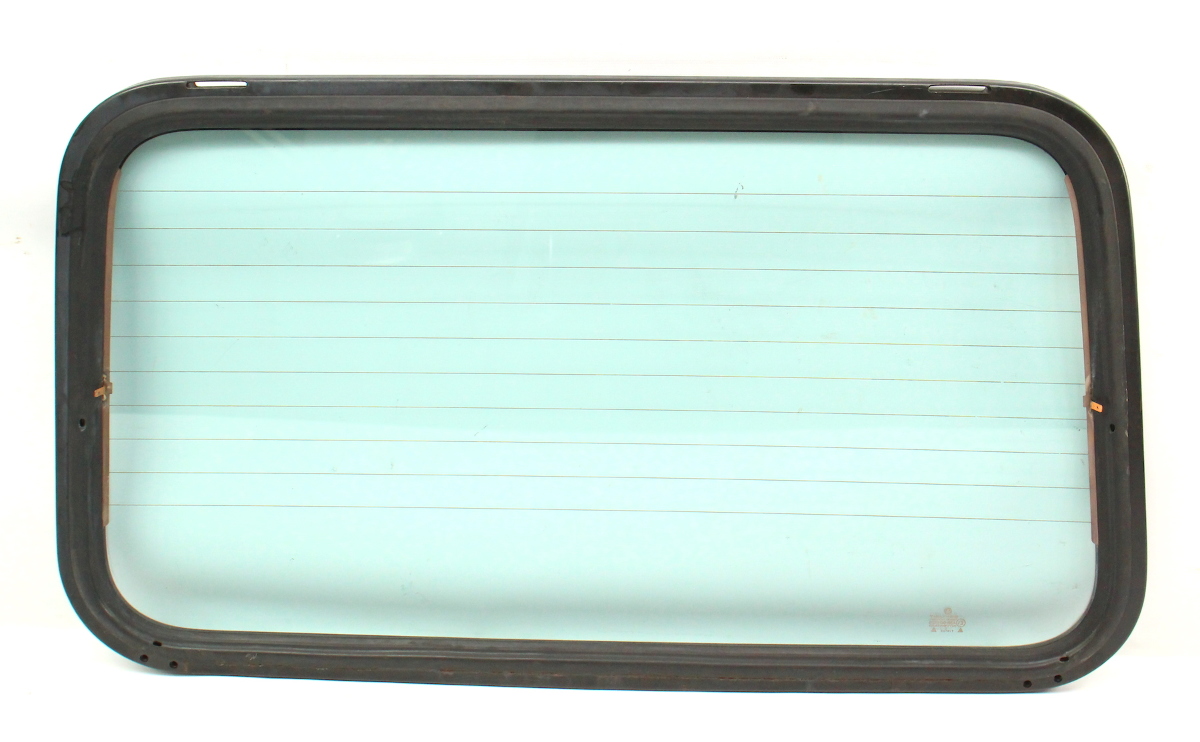 Convertible Top Rear Window Glass & Metal Frame 8093 VW Rabbit