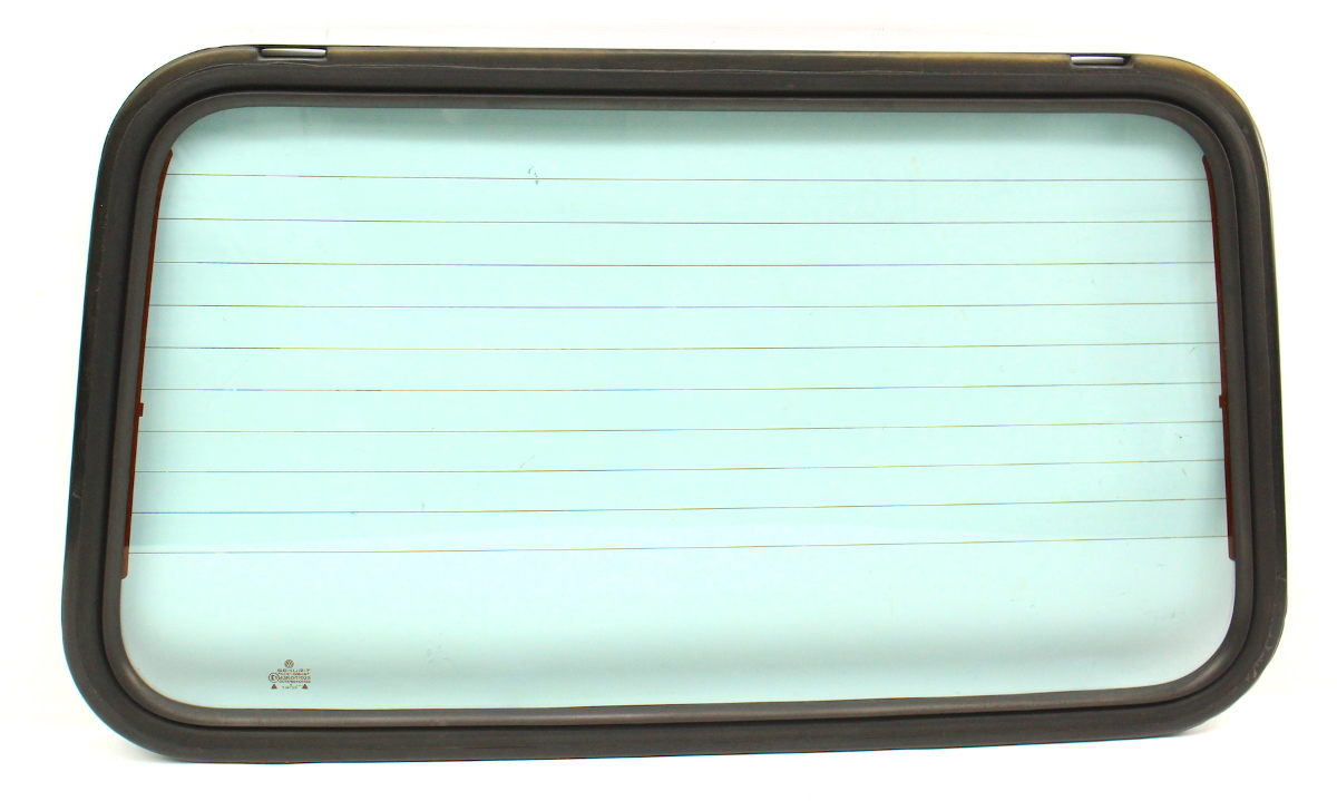 Convertible Top Rear Window Glass & Metal Frame 8093 VW Rabbit