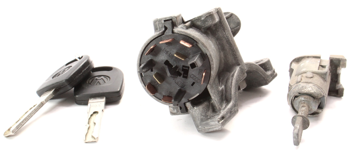 Lock Key Set Ignition Handle 9905 VW Jetta Golf GTI MK4 Beetle 4B0 905