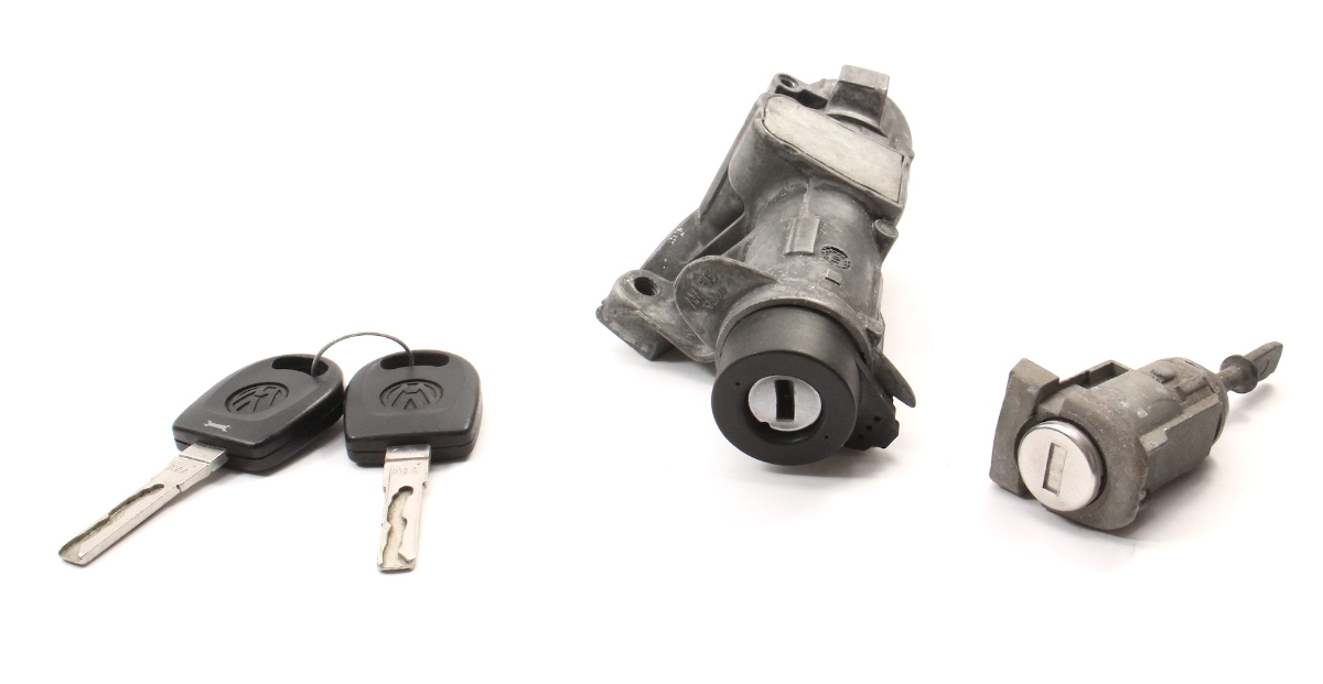 Lock Key Set Ignition Handle 9905 VW Jetta Golf GTI MK4 Beetle 4B0 905