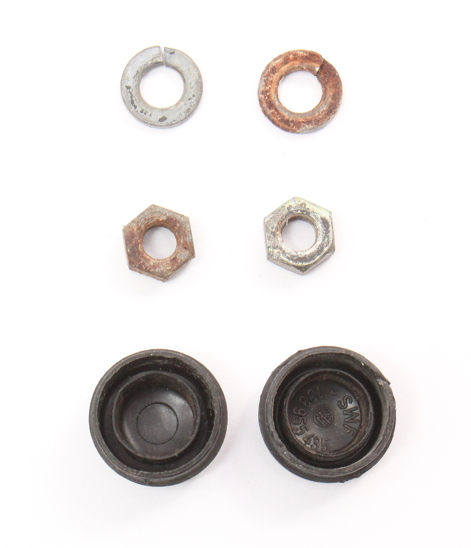 Front Windshield Wiper Arm Nuts & Caps 8091 VW Vanagon T3 Westfalia
