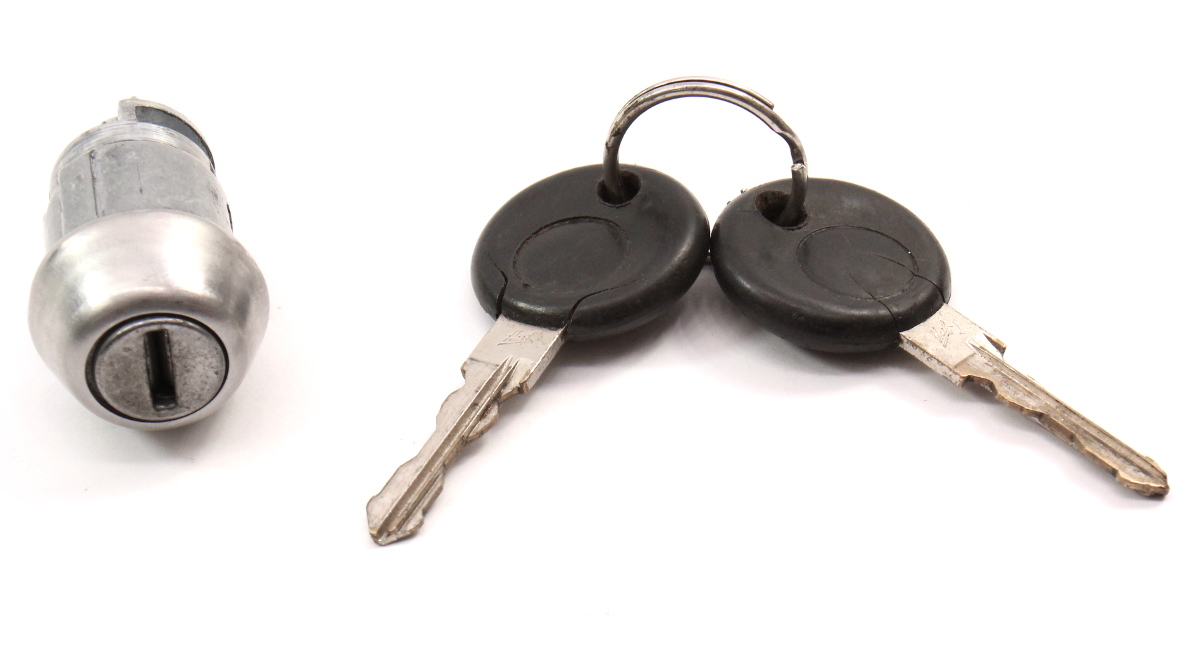 Ignition Tumbler Lock Cylinder & Keys Set 9399 VW Jetta MK3 Passat B3