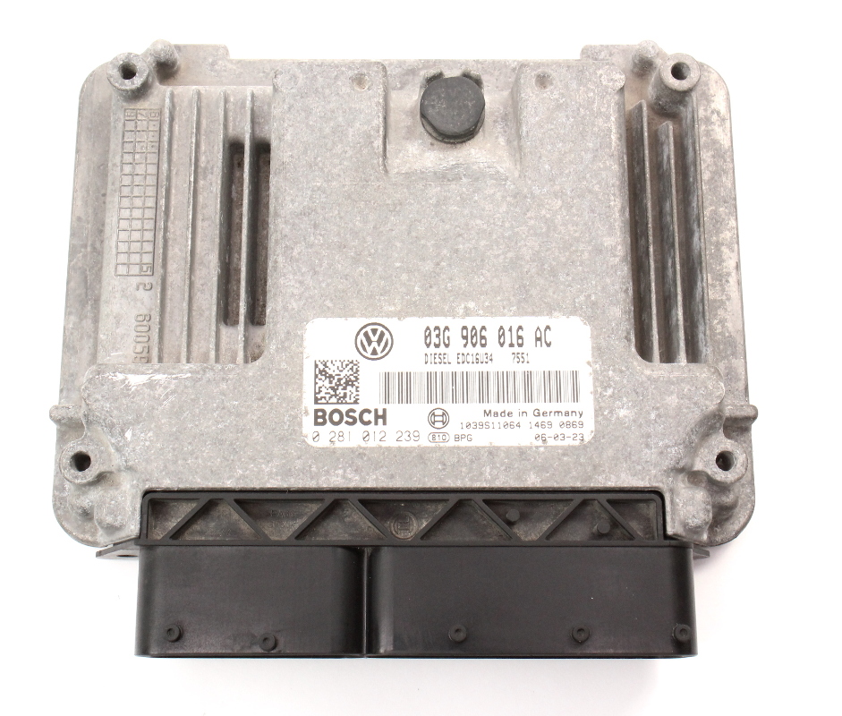 ECU ECM Engine Computer 0607 VW Jetta MK5 TDI Diesel 03G 906 016 AC