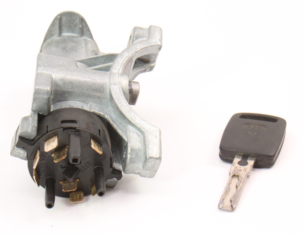 Ignition Collar Lock Cylinder & Key 9699 Audi A4 B5 MT Genuine 4D0