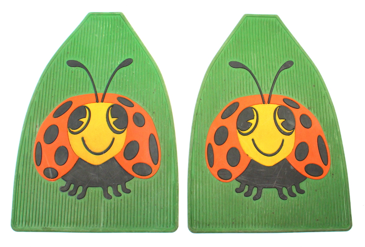 Vintage VW Beetle Bug Rubber Floor Mats Aircooled CarParts4Sale, Inc.