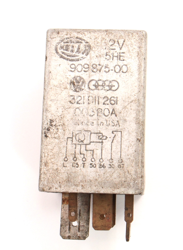 Glow Plug Relay VW Jetta Rabbit Golf Scirocco MK1 MK2 Genuine 321 911