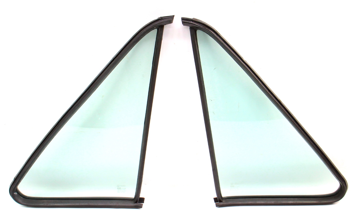 Quarter Window Glass & Seals Non Vented 7584 VW Rabbit Pickup Jetta